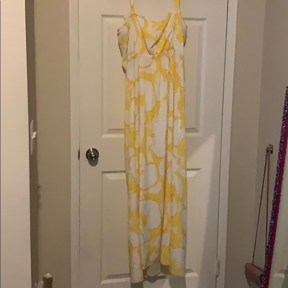 Loft Yellow Hibiscus Dress - Picture 4 of 5